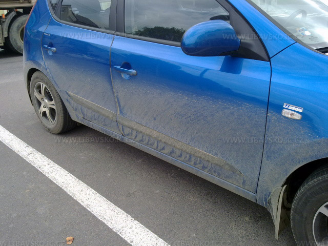 Špinavé auto