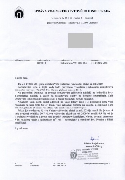 Reakce SVBF Olomouc
